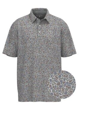 EUC! Men's Southern Shirt Hunters Hideaway Printed Polo Size XL